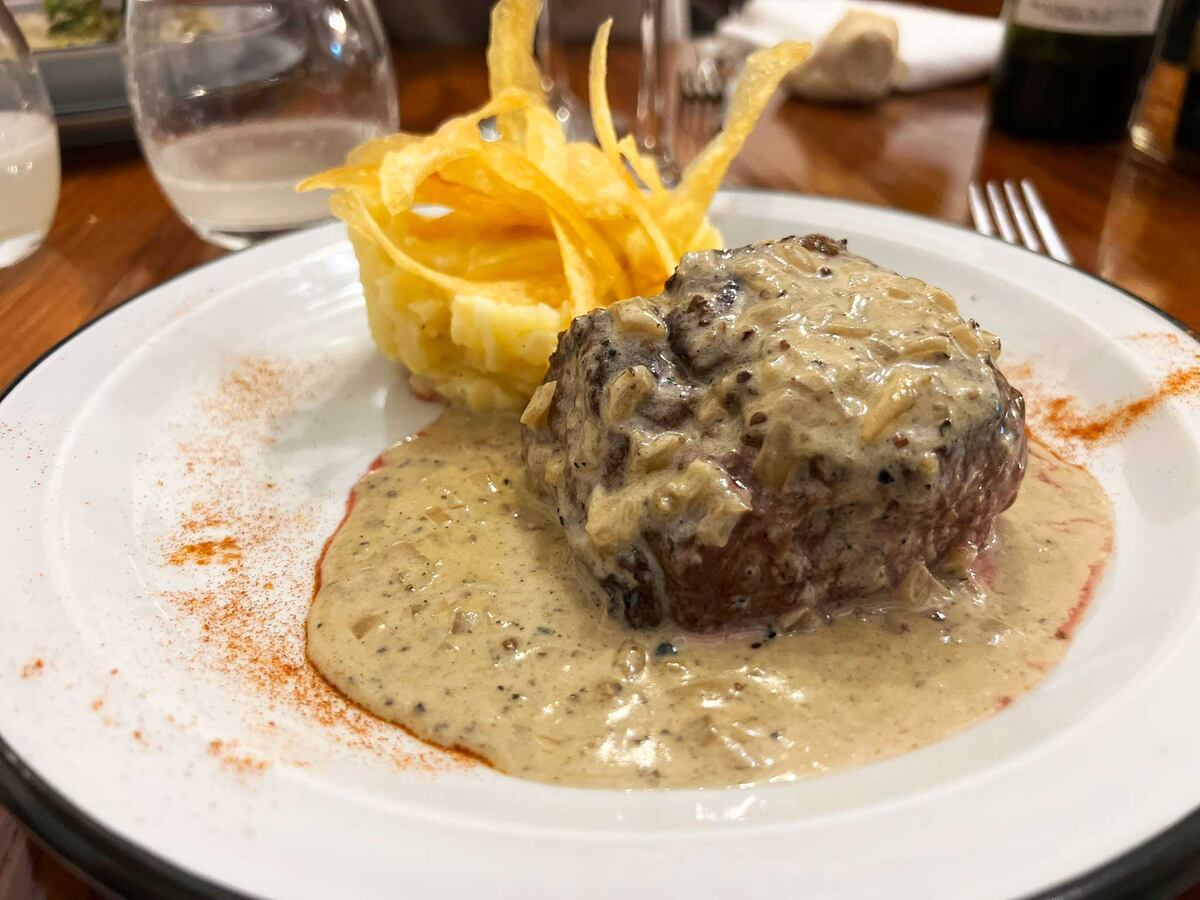 Lomo a la pimienta.