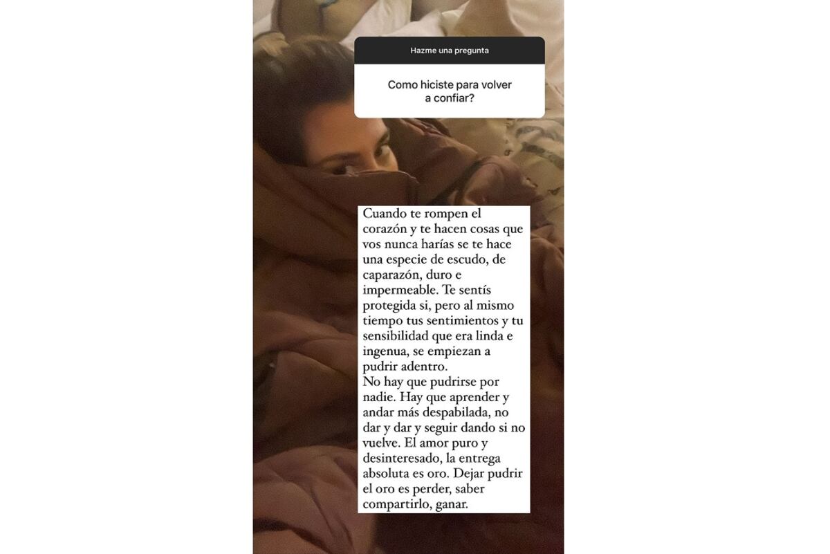 La reflexión que compartió la cantante y actriz en Instagram.