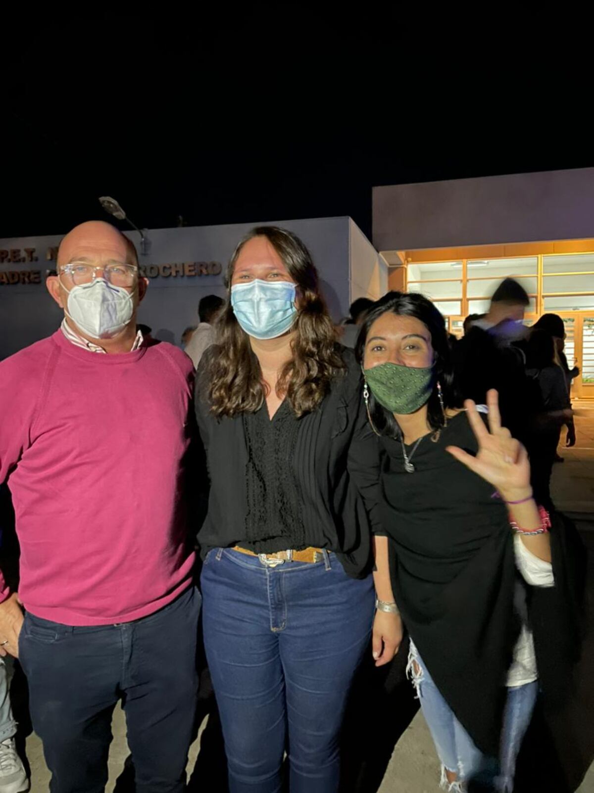 Karina Figueroa, intendenta de Salsacate, junto a Marcos Carasso, presidente de la UCR provincial. (Gentileza UCR)