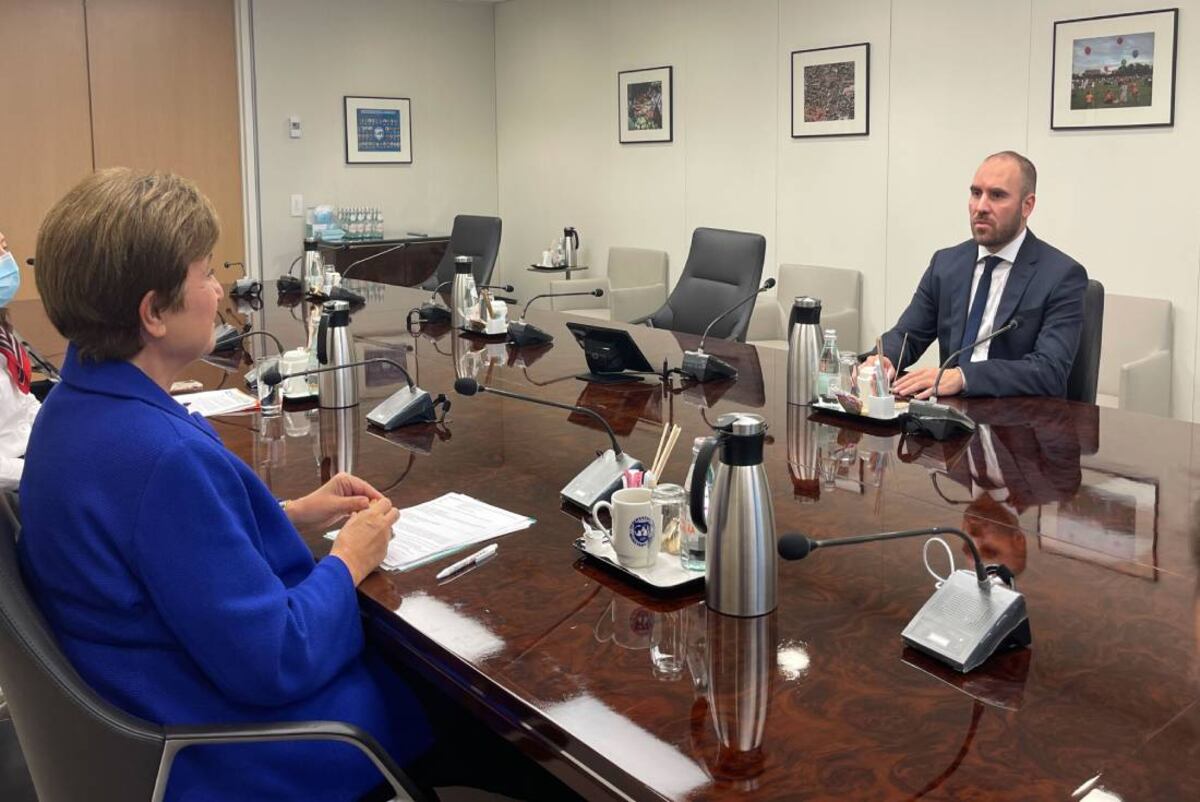 Guzmán y Georgieva intercambiaron apreciaciones sobre el texto del acuerdo que firmarán el país y el organismo en el verano de 2022.
