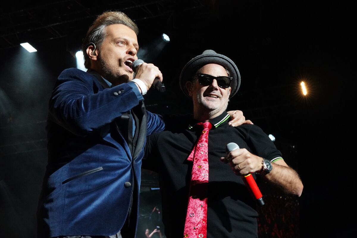 El doble de Luis Miguel y Moska, de LAD (Foto: Juli Wainstein)