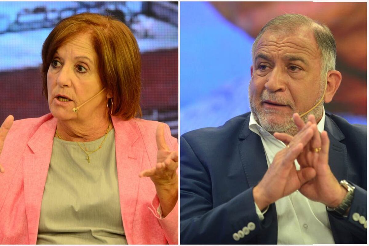 La senadora Alejandra Vigo y el senador Luis Juez, ambos por Córdoba.