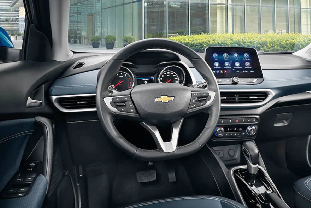 Interior de la nueva Chevrolet Tracker. / Mundo Maipú