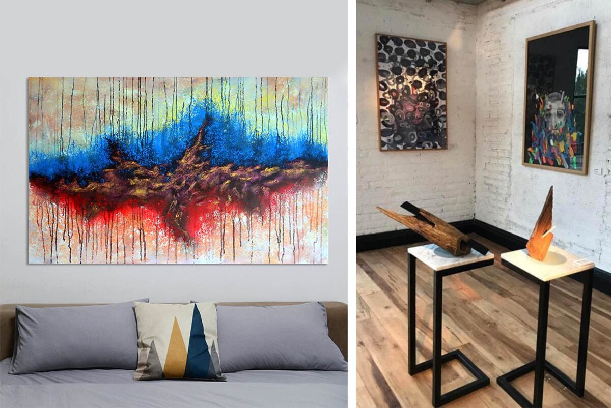 Cuando se adquiere una obra de arte para colgar en un ambiente de la casa siempre es una inversión.