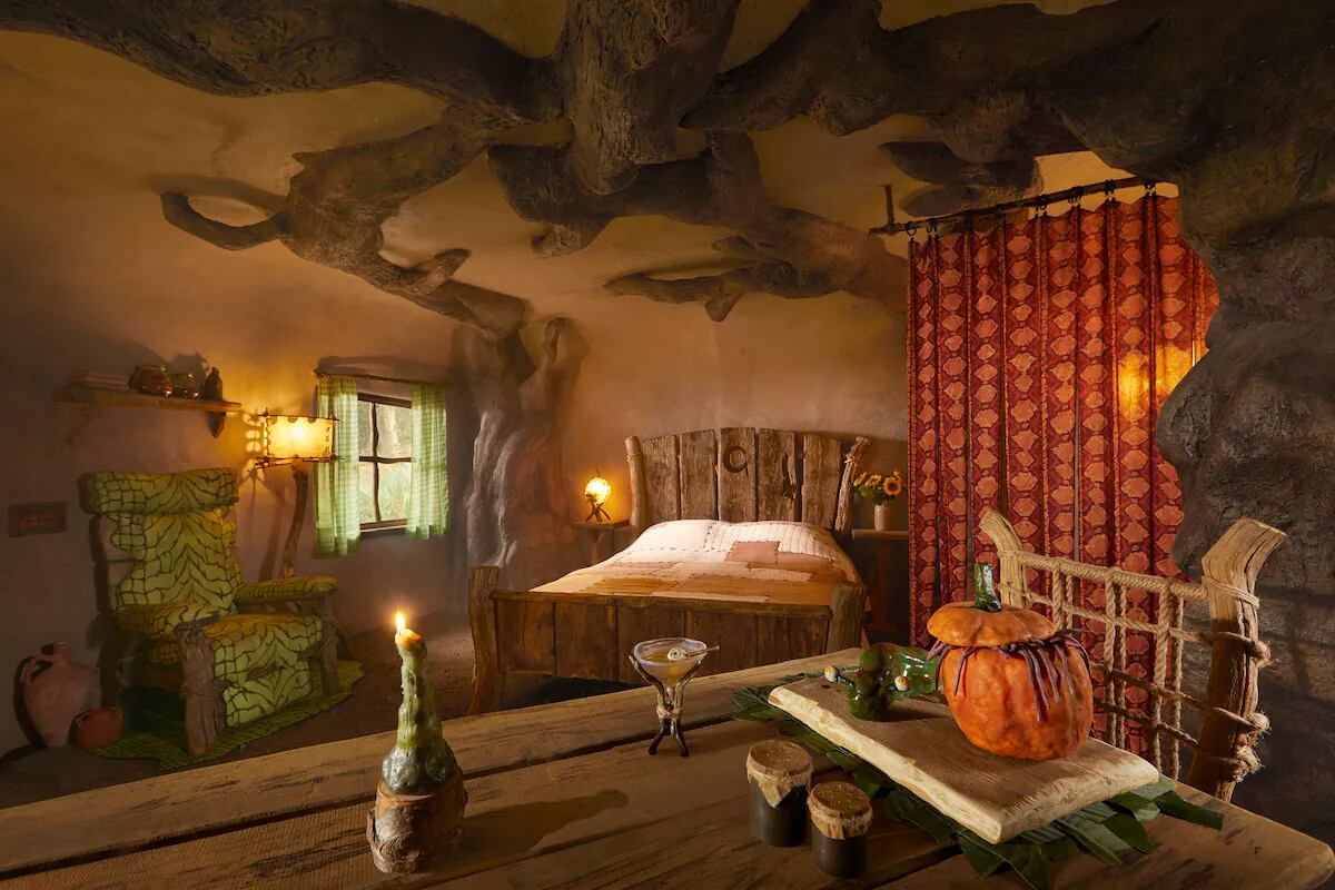 Dreamworks y Airbnb pusieron en alquiler la icónica casa de Shrek. (Fotos: Dreamworks)