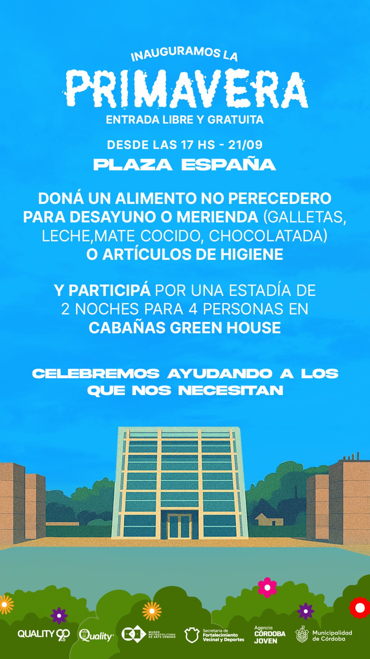 Celebración de Quality 90.5 en Plaza España.