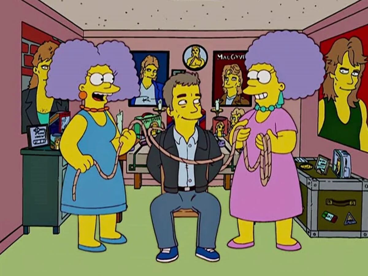 MacGyver en Los Simpson.