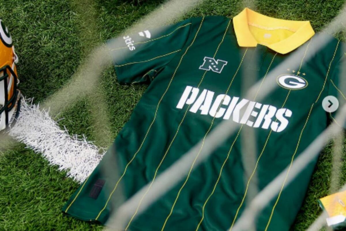 Las camisetas de los equipos de la NFL como si fueran de fútbol (Fanatics)
