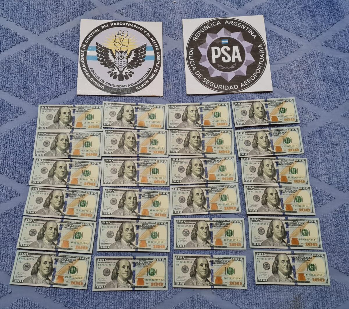 Operativos con detenidos y secuestro de drogas, dinero y armas. (PSA)