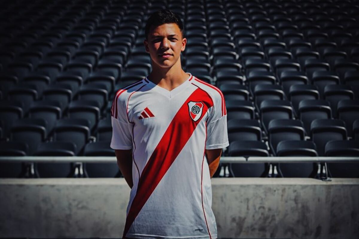 Bastian Demichelis, jugador de las inferiores de River. (Instagram Bastian Demichelis).