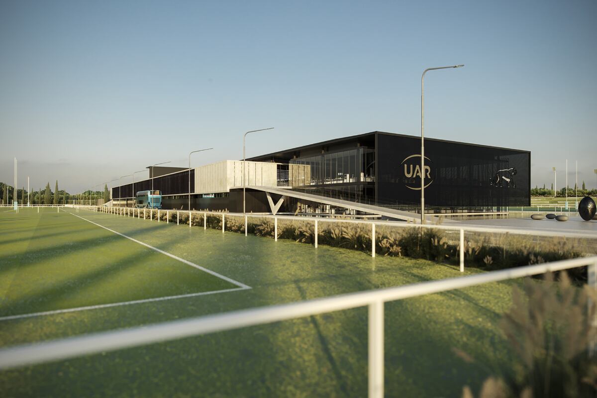 Las instalaciones incluirán cinco canchas de césped natural y una de césped sintético, oficinas deportivas de la UAR, consultorios médicos, espacios para kinesiología, psicología y nutrición, salas de capacitación, auditorio, comedor, gimnasio de alta complejidad, vestuarios para equipos y personas con discapacidad, así como habitaciones para alojar a unos 60 deportistas. (Prensa UAR)