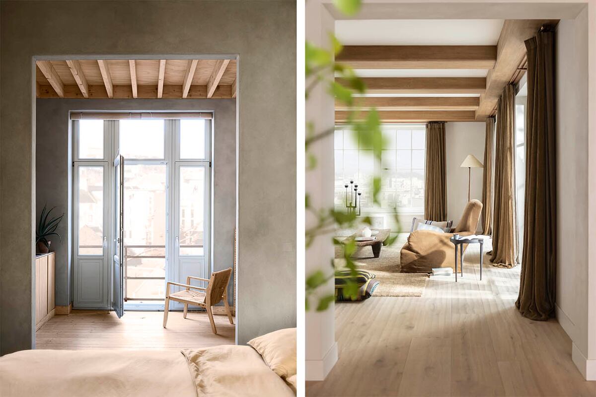 Una casa con vigas de madera a la vista genera un clima cálido, confortable, íntimo, alegre y dinámico.