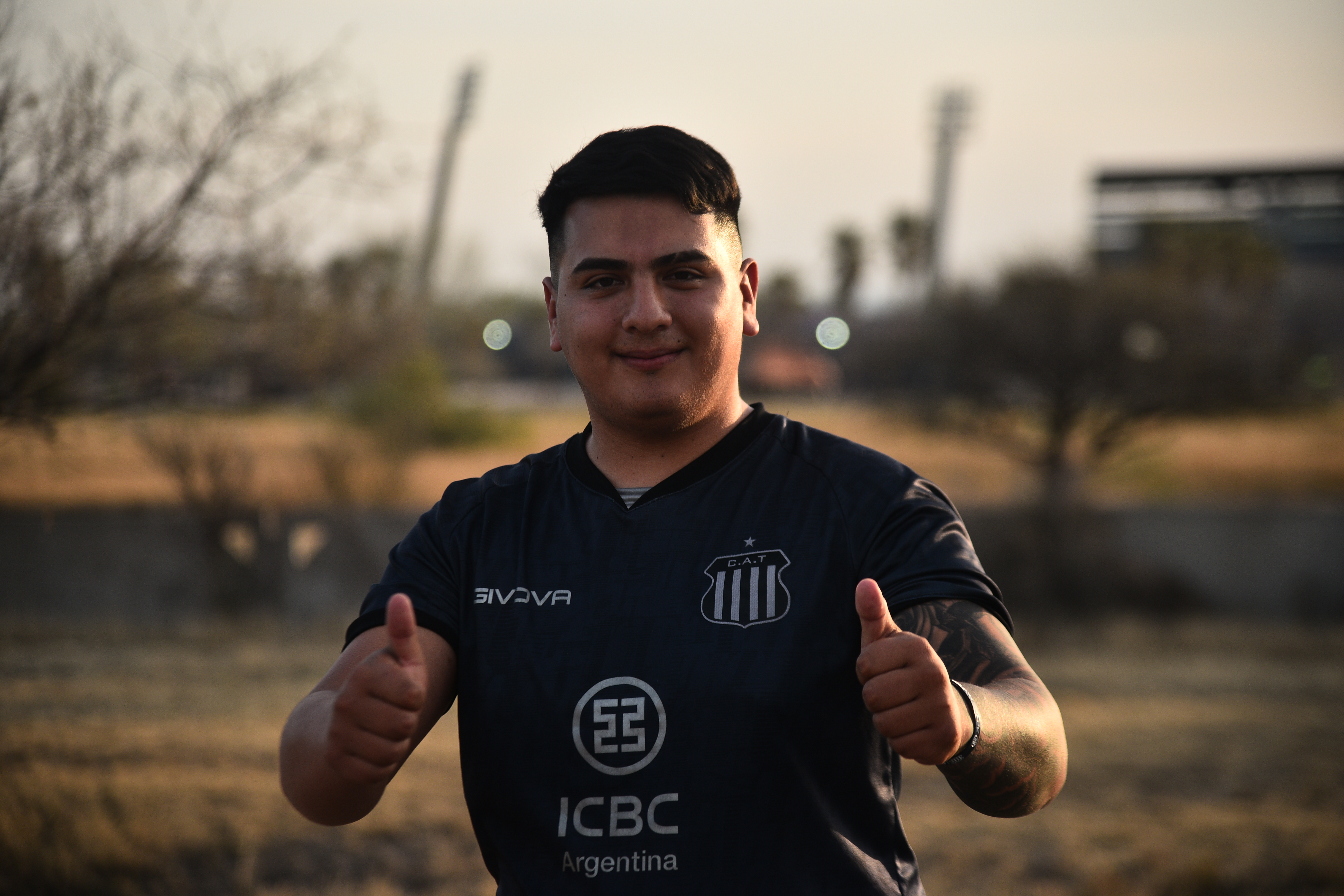 Cara 'e Cancha de Talleres en la previa del partido entre Talleres y Godoy Cruz por los octavos de final de la Copa Argentina en San Luis. (Pedro Castillo / La Voz)
