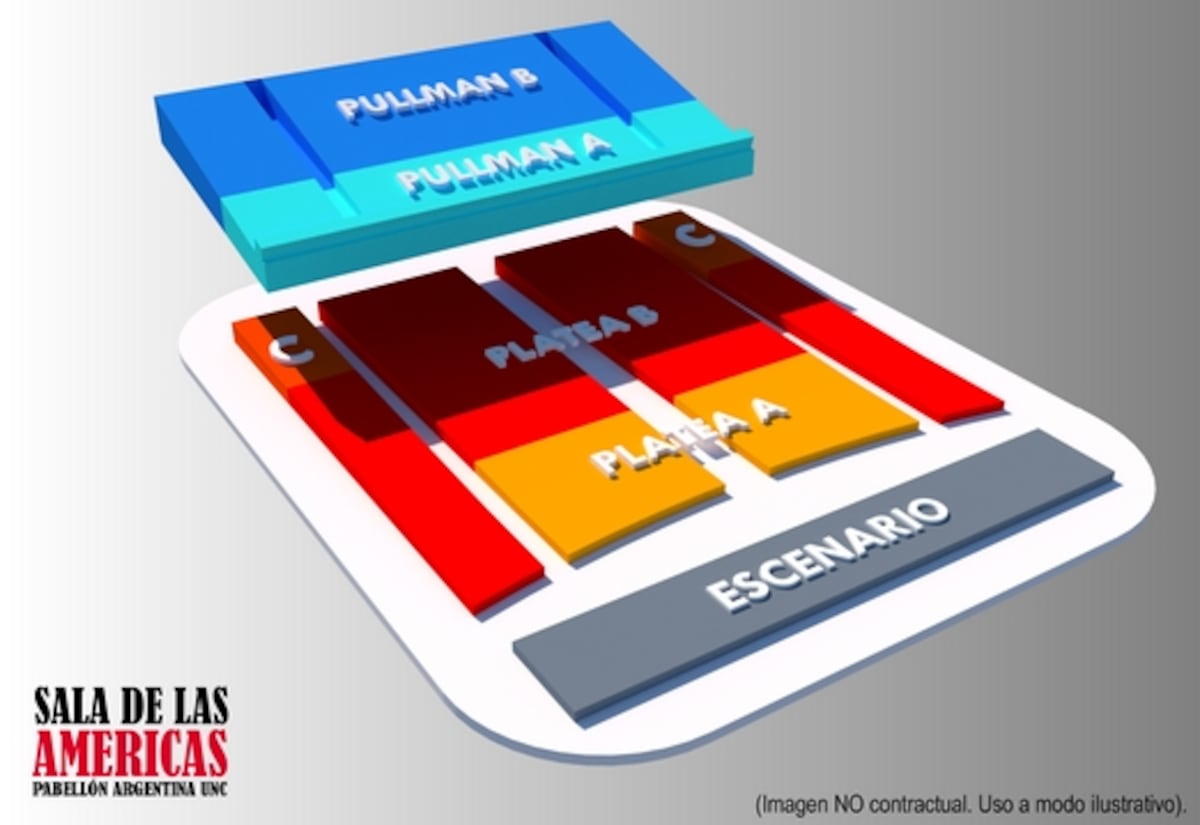 Plano de entradas para Guasones en Sala de las Américas. (Edén entradas).