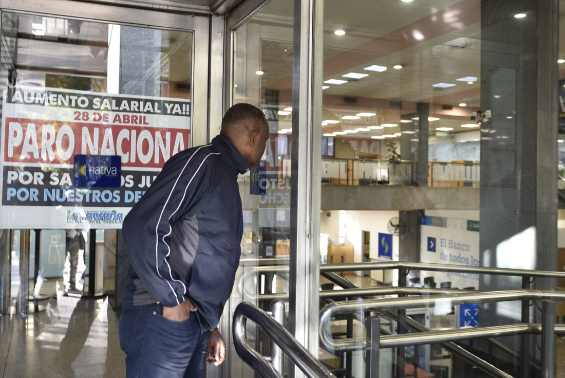 Paro bancario a nivel nacional.
(Ramiro Pereyra / La Voz)