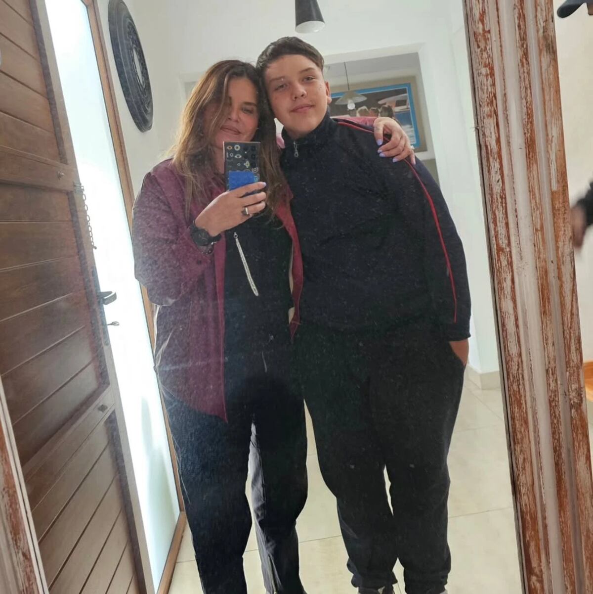 Thiago, el hijo menor de Nazarena Vélez.