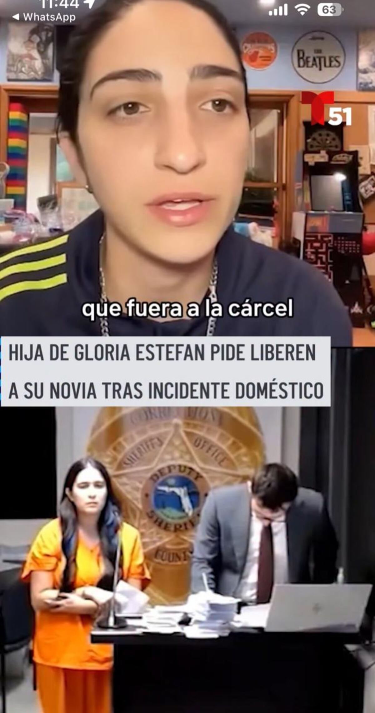 Emily, la hija de Gloria Estefan, protagoniza un escándalo mediático y judicial.