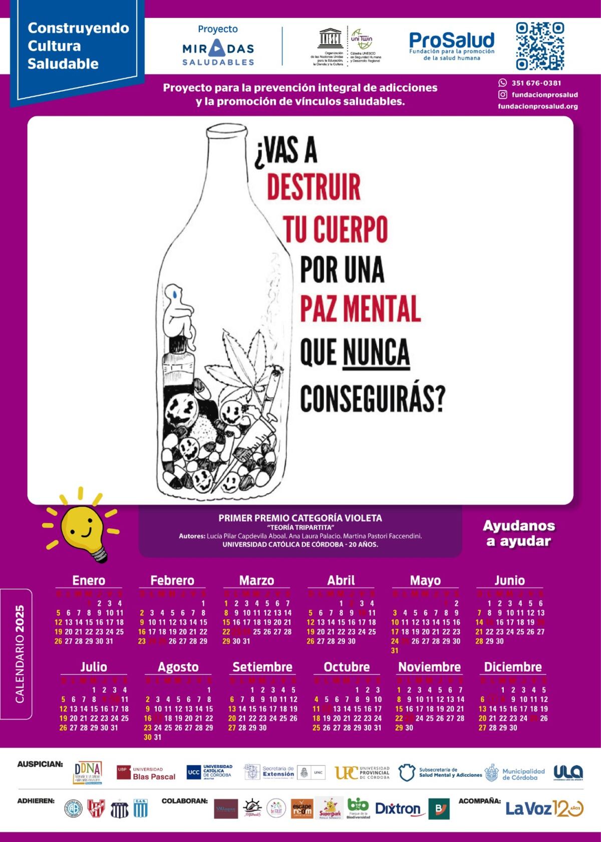 Proyecto Gente Bicho de Luz: los videos más destacados del 2024 para fortalecer la prevención de adicciones.