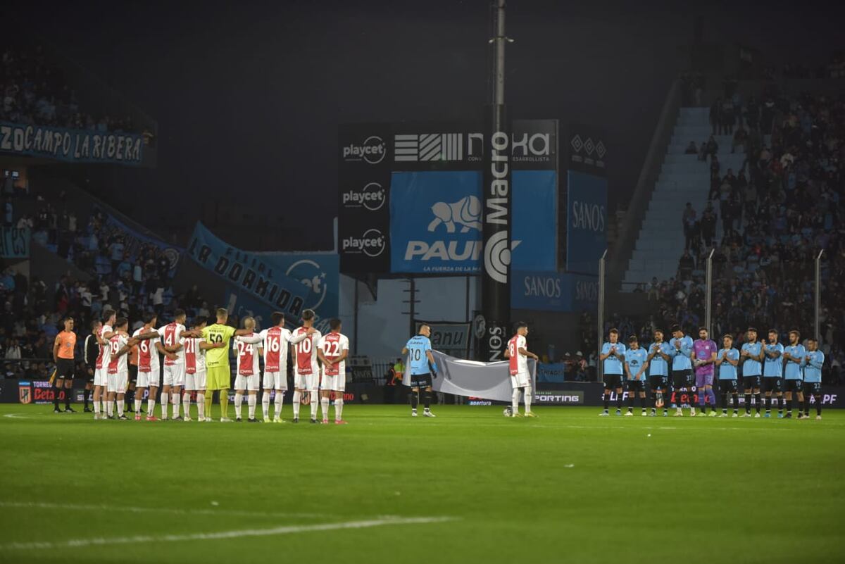 Belgrano en su partido ante Argentinos. (Facundo Luque / La Voz).