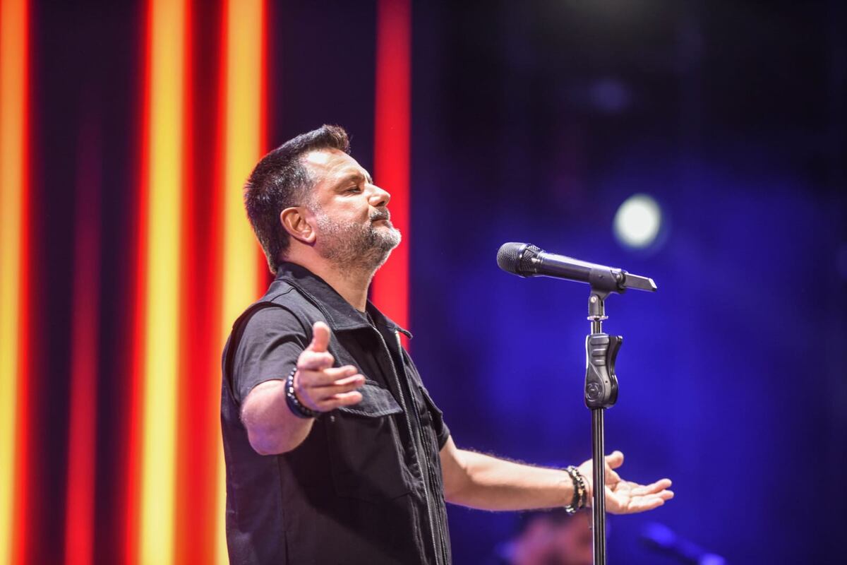 Jorge Rojas en Cosquín 2025. "Uno sabe que ha cometido errores, pero tiene que ser para el aprendizaje", reconoce durante la entrevista restrospectiva (LVI / Carlos Romero)