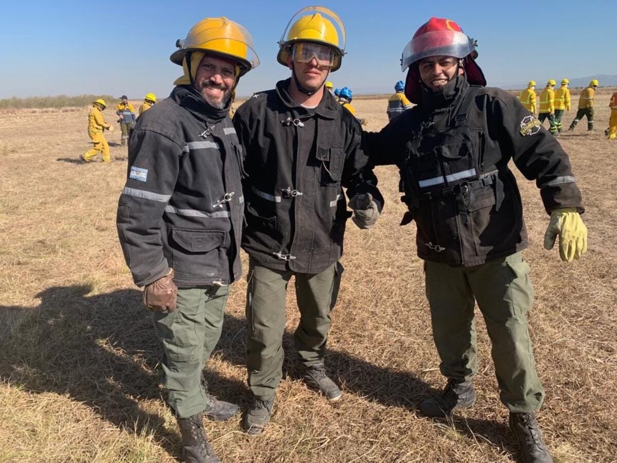 Bomberos de Villa Allende. Lanzaron una campaña para comprar un autobomba.