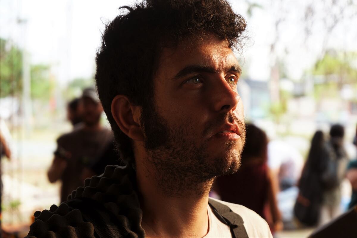 Javier Macipe, el director de "La Estrella Azul" durante el rodaje. Una historia que arrancó hace 10 años y que finalmente vio la luz y tuvo una gran recepción