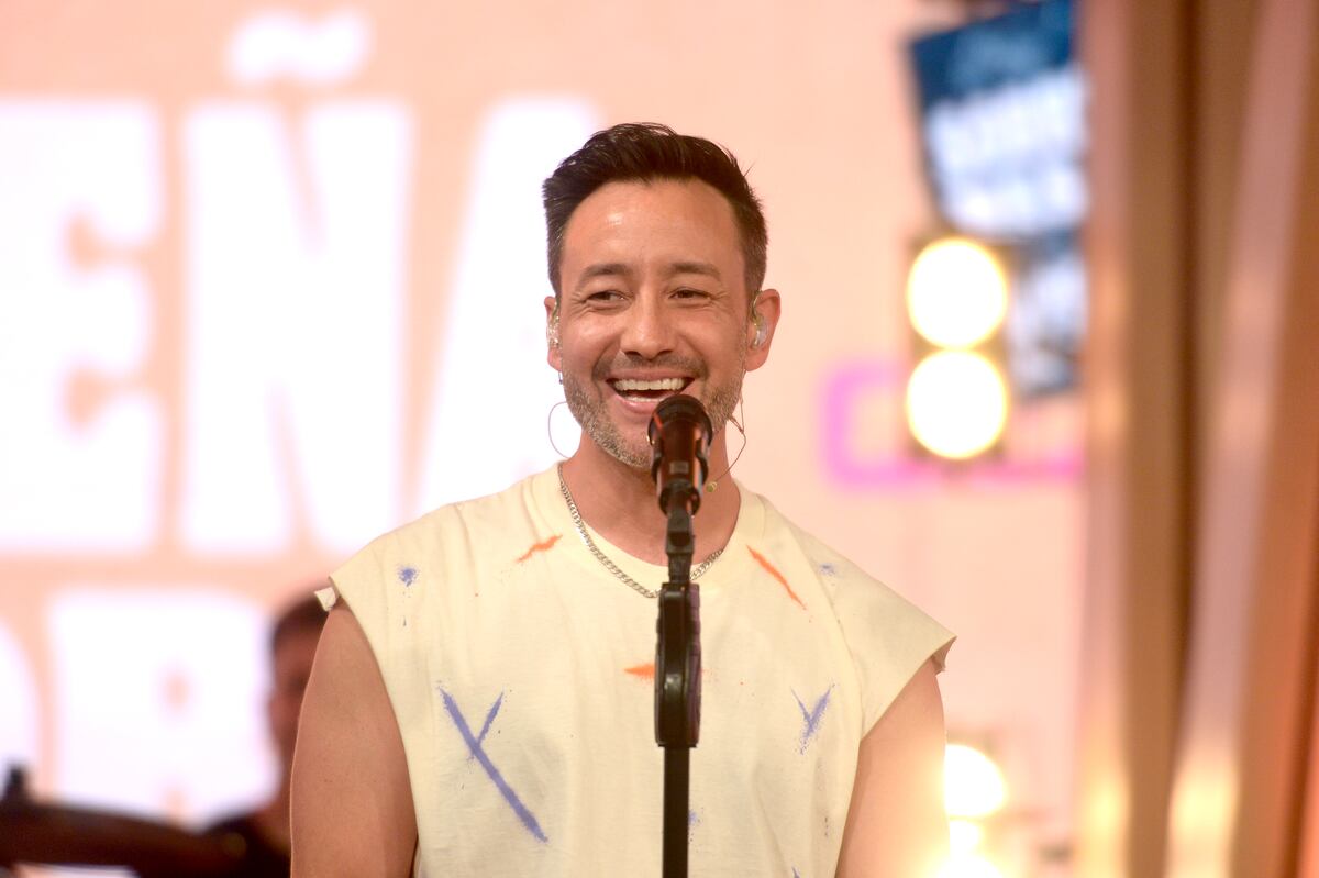 Así fue el show de Luciano Pereyra en el regreso de La peña de morfi a Telefe (Foto: Adrián Díaz / Telefe)