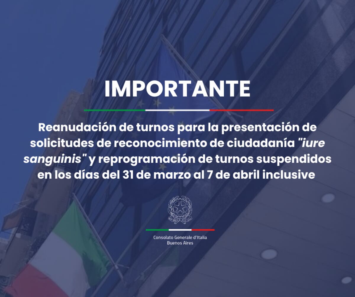 Noticia. Qué difundió el consulado en Argentina.