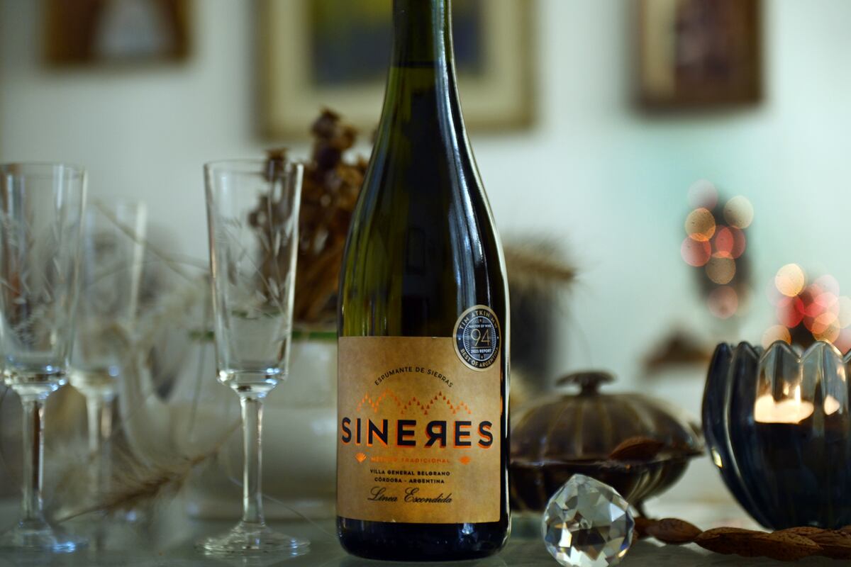 Espumosos para las Fiestas: Sineres chardonnay elaborado en las Sierras de Córdoba. (Javier Ferreyra / La Voz)