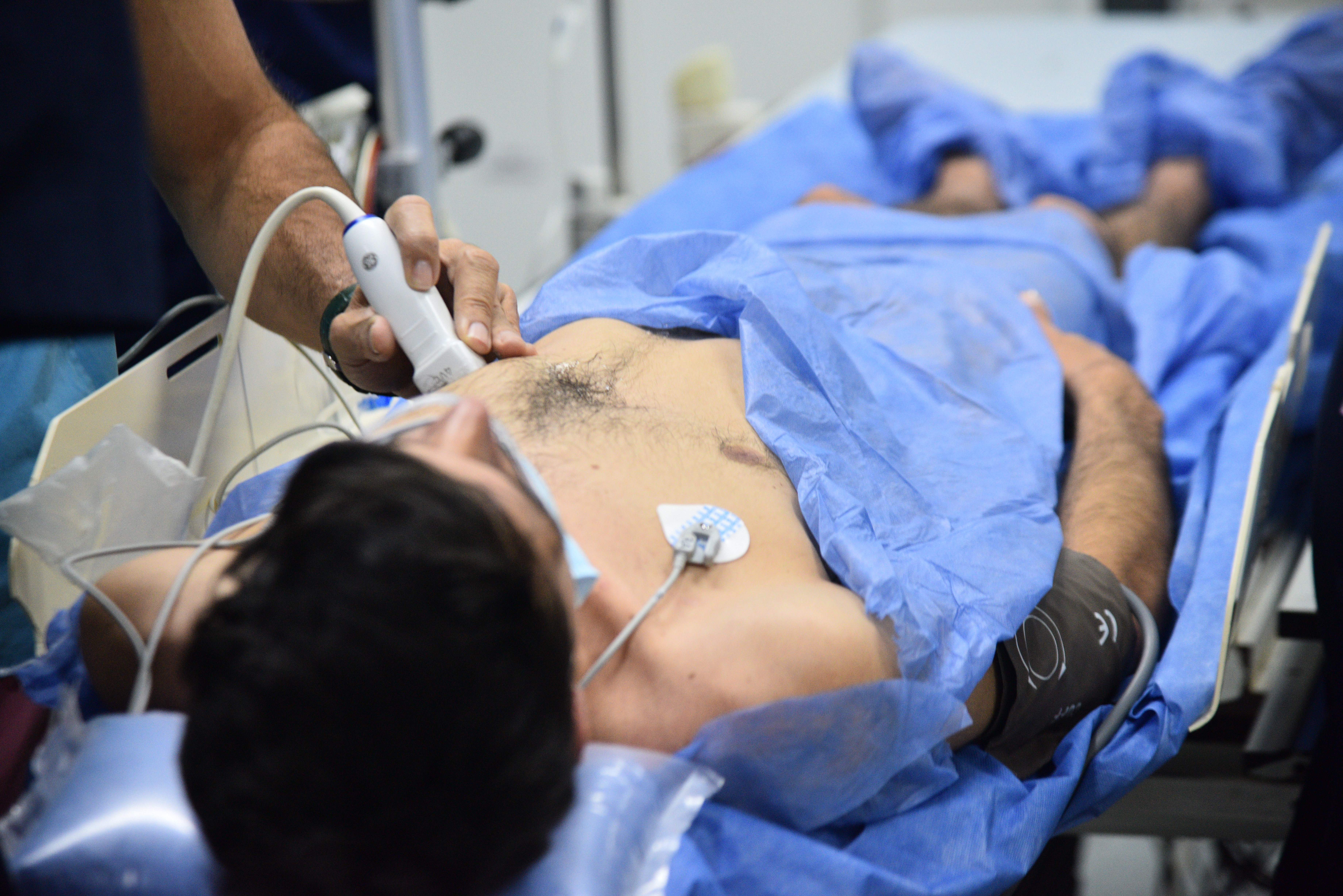 Servicio de hemodinamia en el Hospital Córdoba. (Foto: Pedro Castillo / La Voz)