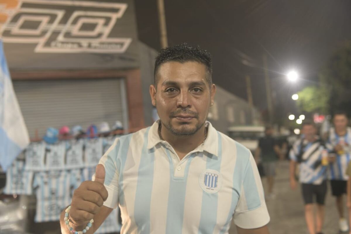 Cara ‘e Cancha de Racing en la previa del partido con Alvarado. (Javier Ferreyra / La Voz)