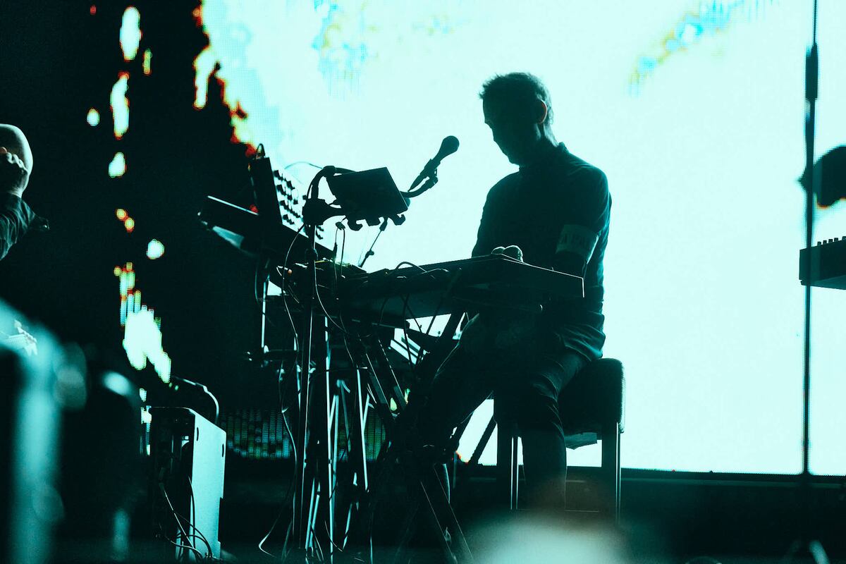 Massive Attack, muy flasheante durante su paso por Music Wins. (Gentileza Lady Miru)