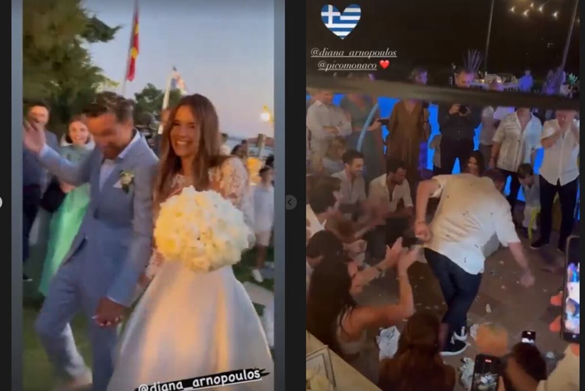 Se casó Pico Mónaco en Grecia (Captura de pantalla).