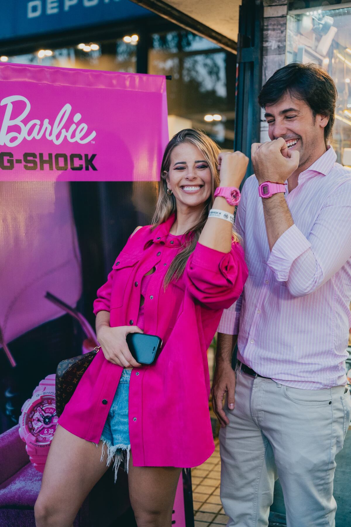 Eloisa Quinteros y Willy Magia, embajadores del reloj de Casio y Barbie.
