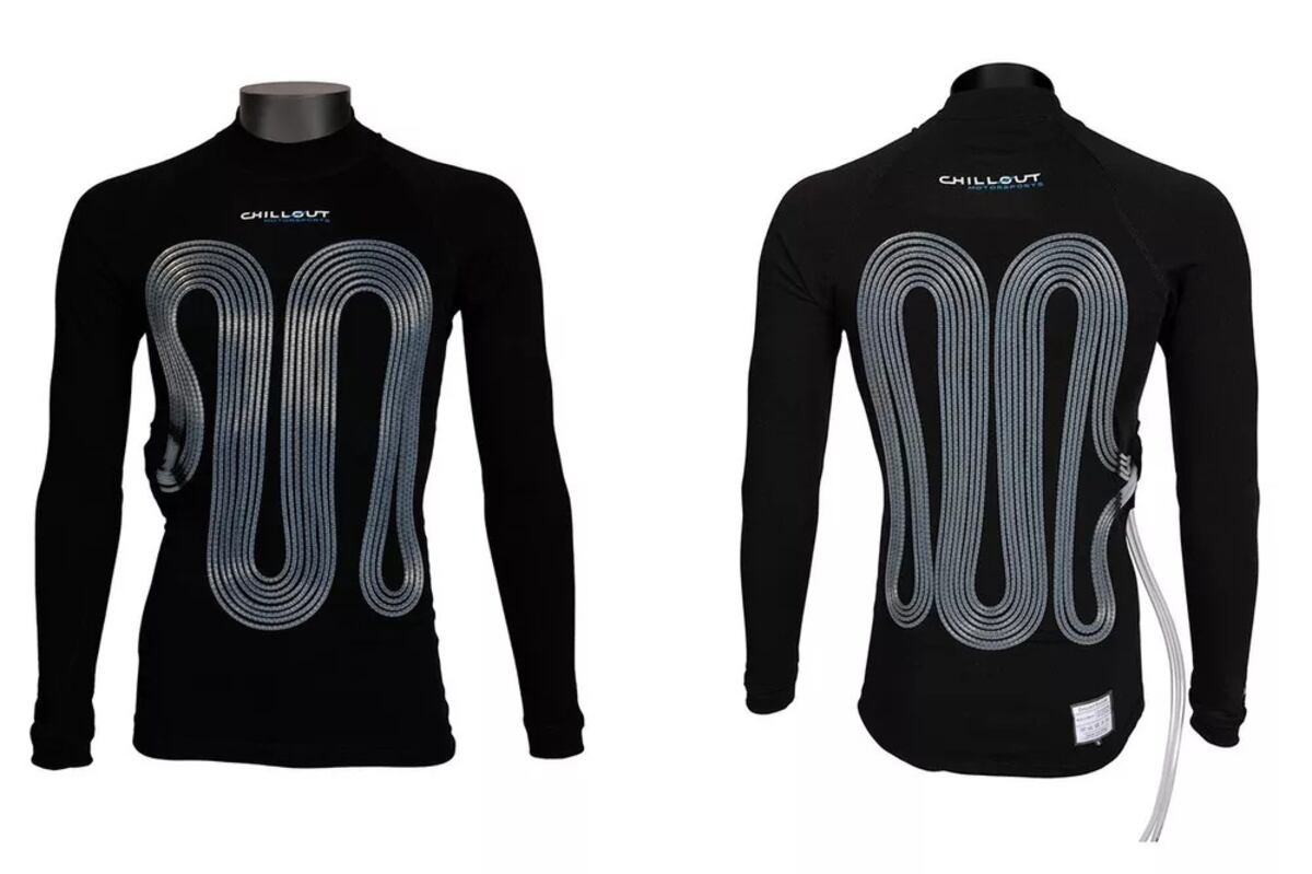 El Cypher Pro Micro Cooler, una camiseta con casi 50 metros de tubos que bombean fluido refrigerado.