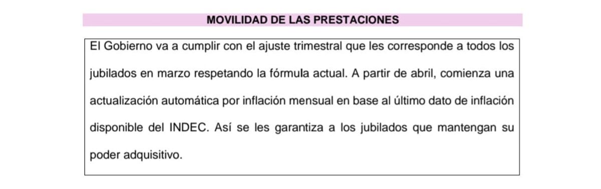 "Ley ómnibus": la modificación en al fórmula de actualización de salarios.