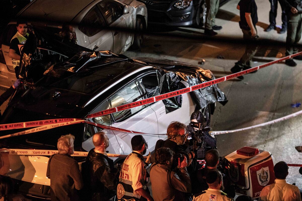 Ataque en Israel. (AP)