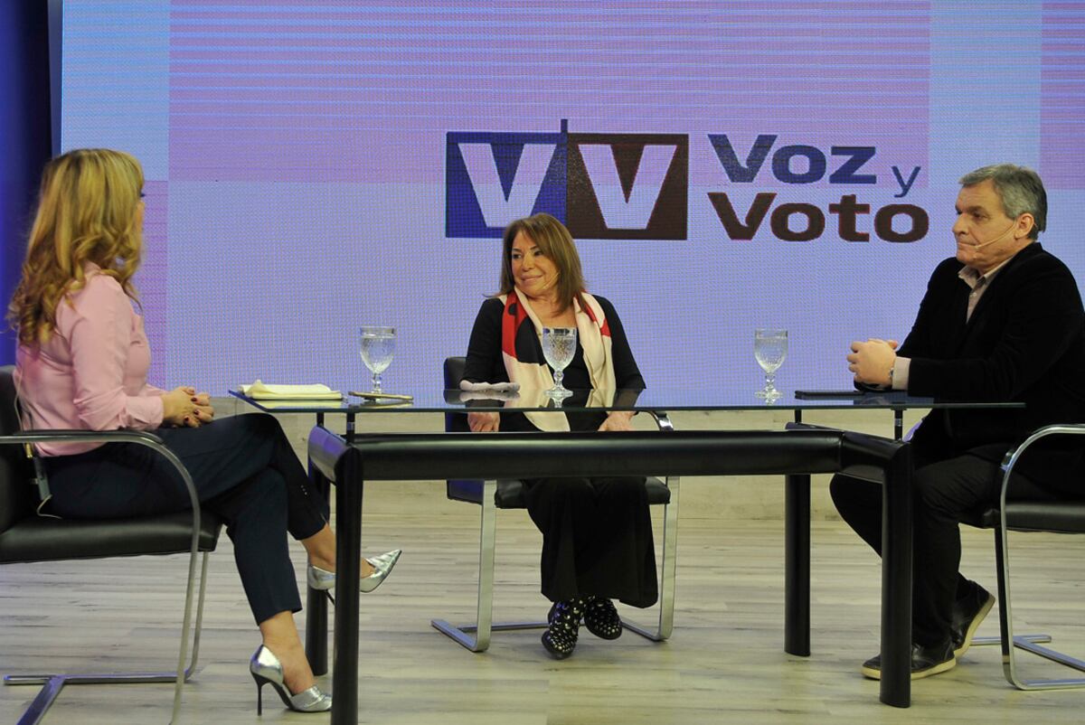 Candidata. Olga Riutort dijo en el programa Voz y Voto que es candidata del Frente de Todos porque en ese espacio está el peronismo. (Javier Ferreyra)