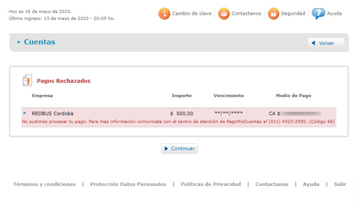 Aún no se puede cargar la tarjeta Red Bus a través de Internet (La Voz).