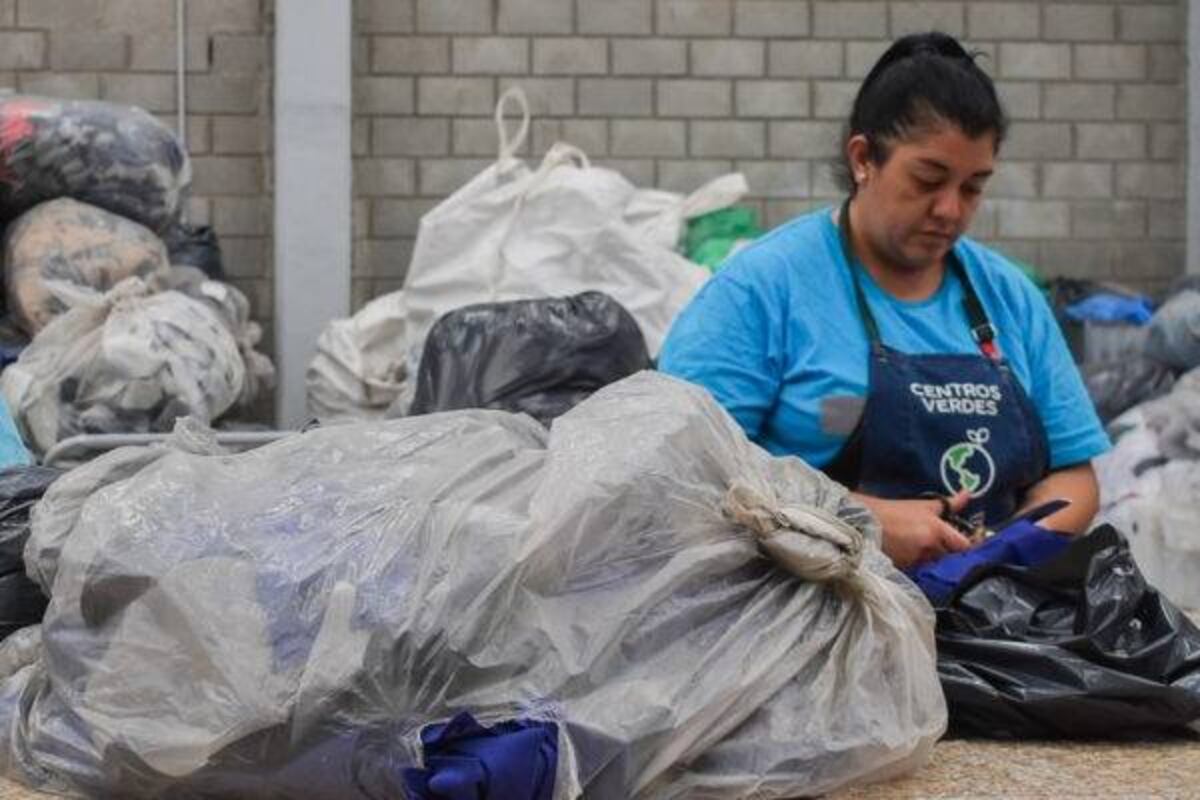 El Centro Verde Telas recicla toneladas de residuos textiles. (Municipalidad de Córdoba)