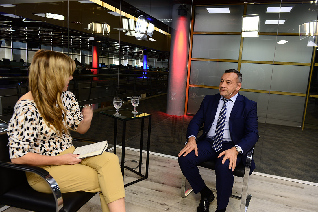 Entrevista. Gabriel Bermúdez en una entrevista en Voz y Voto de 2022. (José Gabriel Hernández / La Voz)