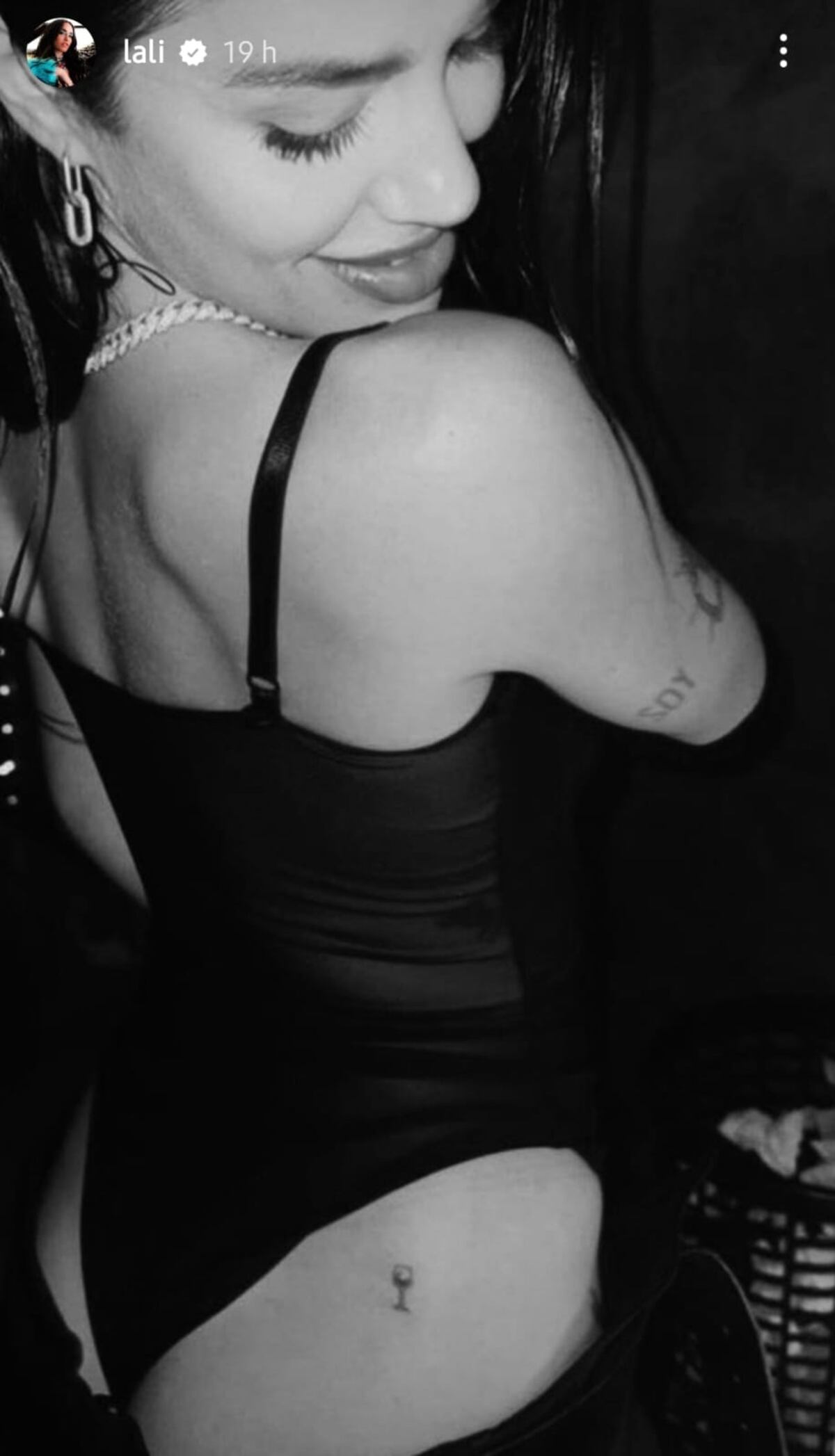 Lali mostró su nuevo tatuaje (Captura de pantalla)