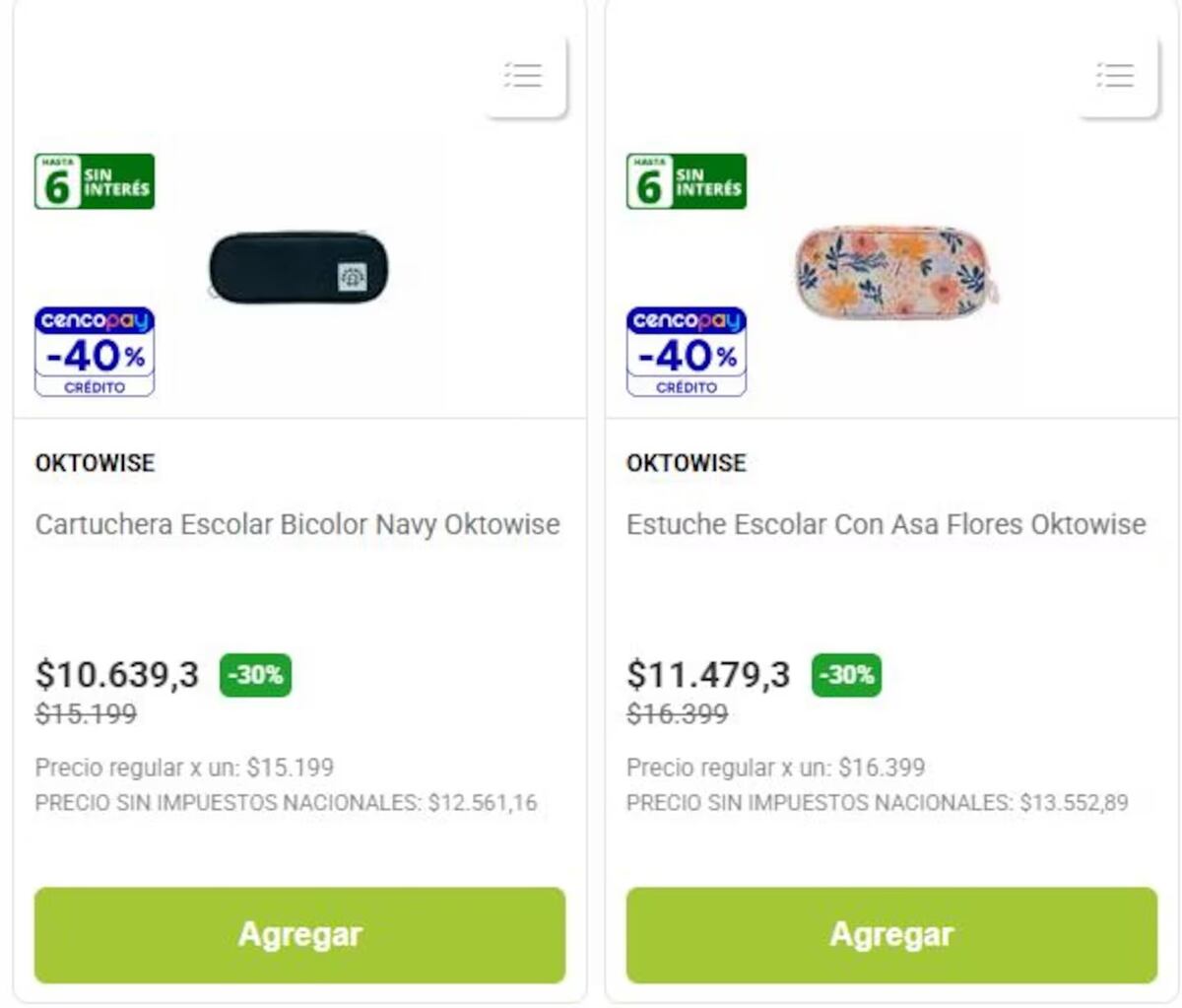 Vuelta a clases 2026: dónde comprar mochilas y cartucheras con descuentos de hasta el 44%.
