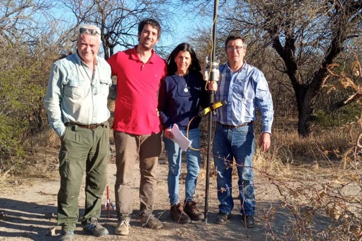 Ingenieros civiles Martin y Del
Corro, a cargo de las tareas en Traslasierra.