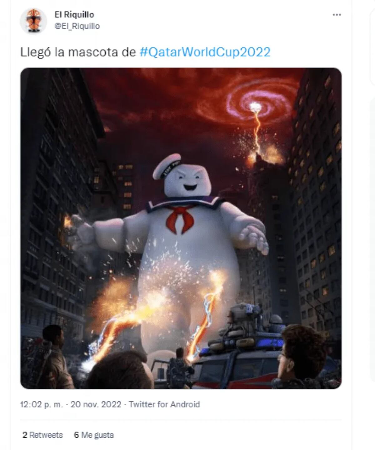 Los mejores memes de la inauguración del Mundial de Qatar 2022. (Captura de pantalla / Twitter)