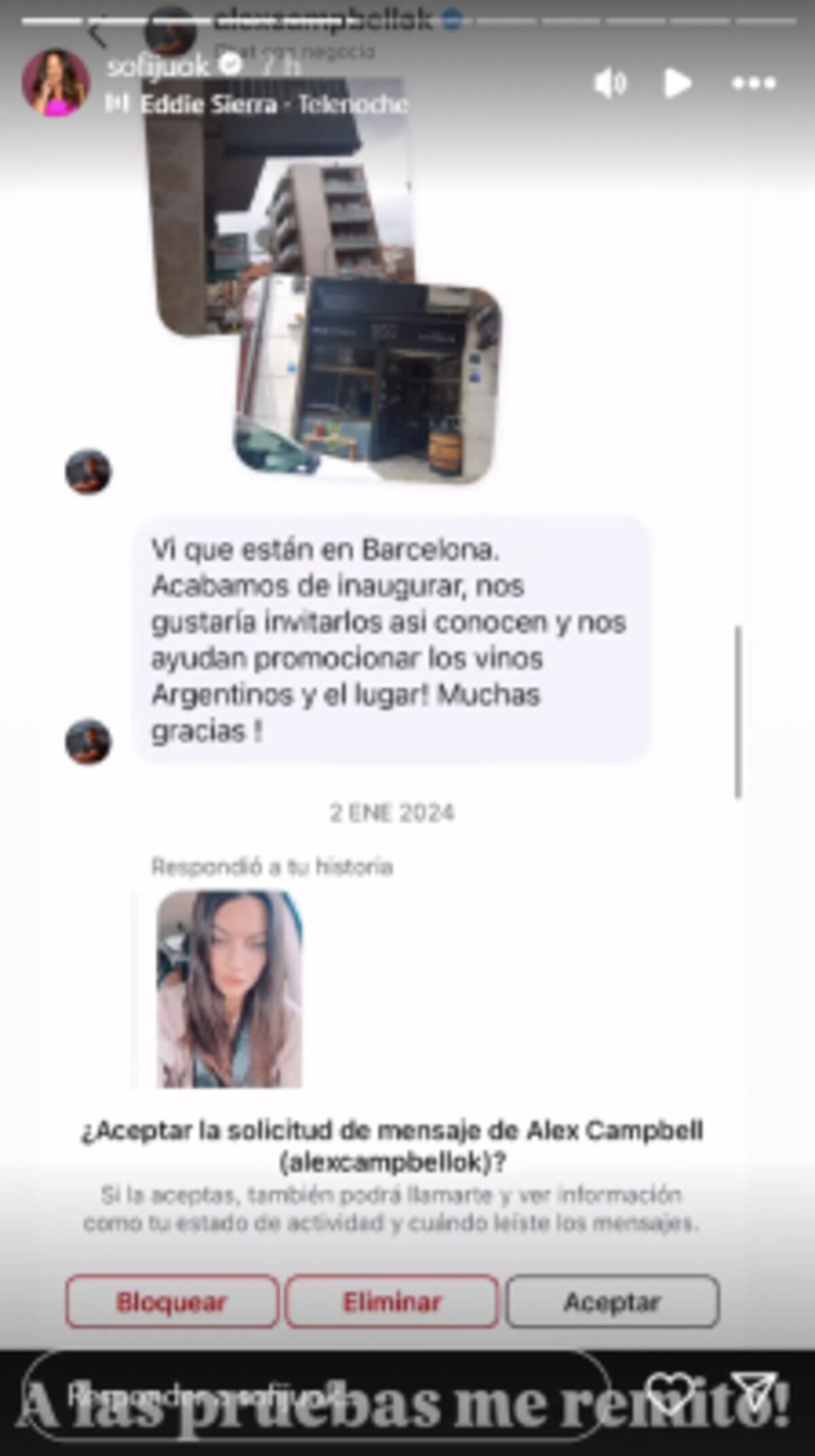 El chat que publicó Jujuy Jiménez. (Captura)