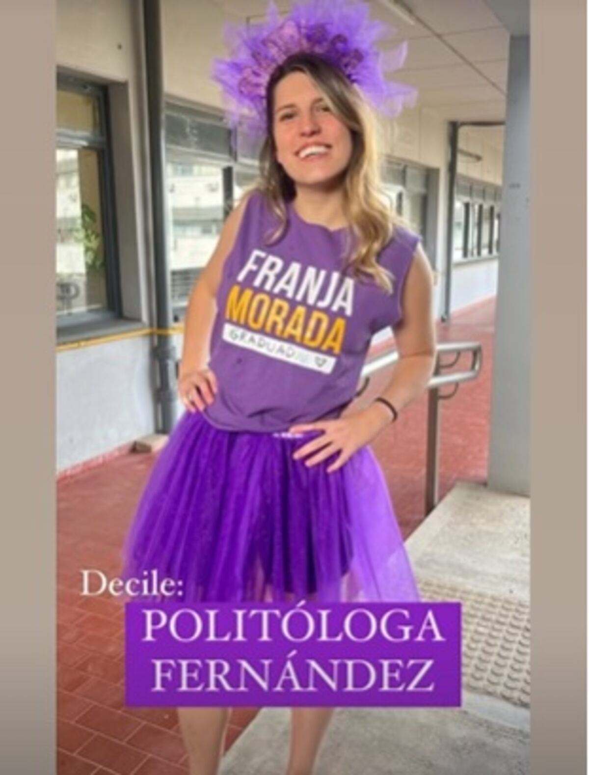 UNRC. Se recibió Piera Fernández, la presidenta de la Federación Universitaria Argentina (Instagram).