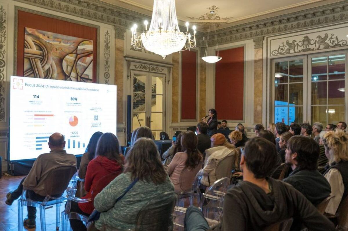 En el evento se debatieron políticas públicas y estrategias para fortalecer la industria audiovisual local. (Foto: Prensa Agencia Córdoba Cultura)