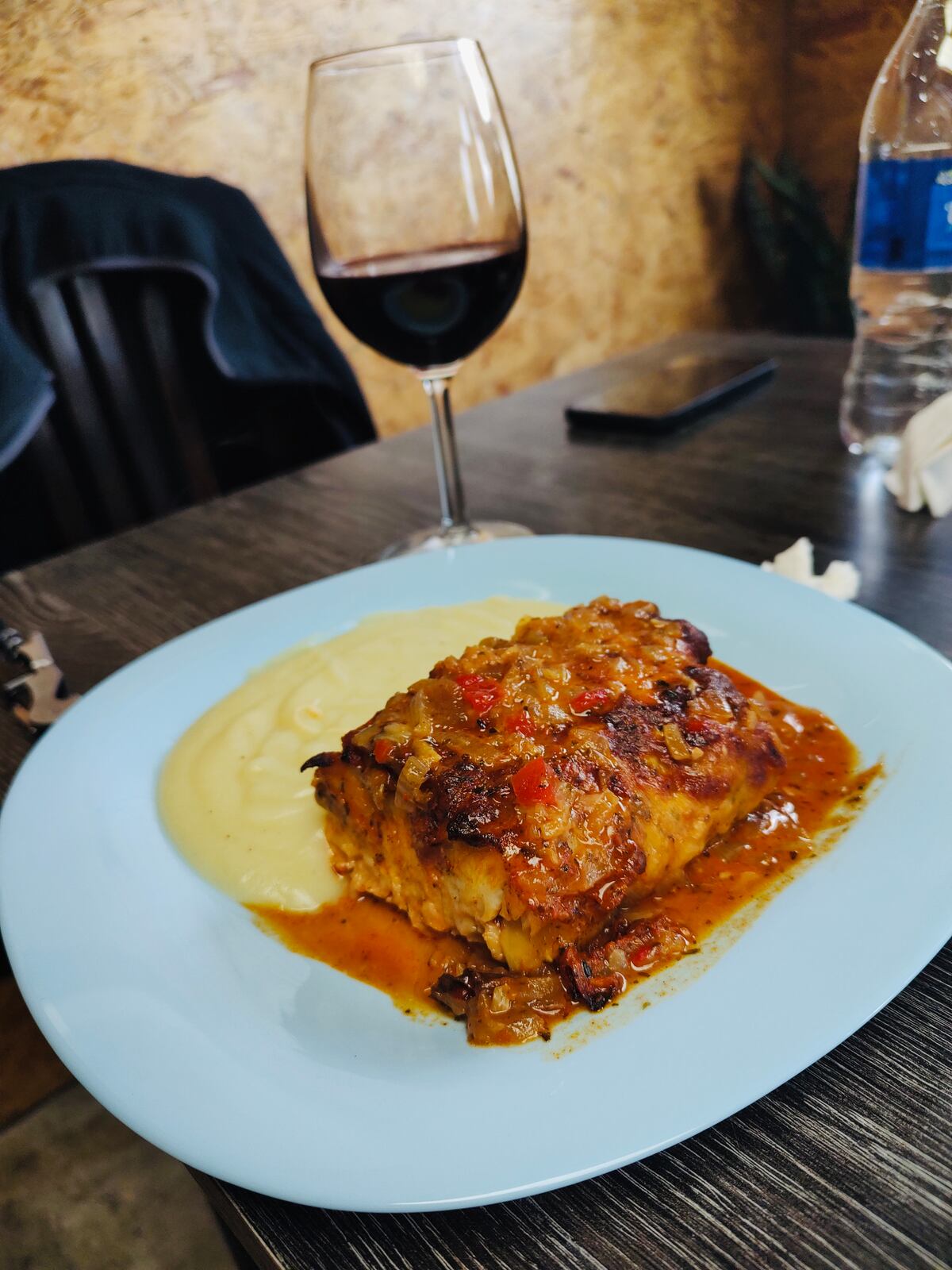 Almuerzo en Cabo San Pablo: Róbalo con puré de papas. (Voy de Viaje)