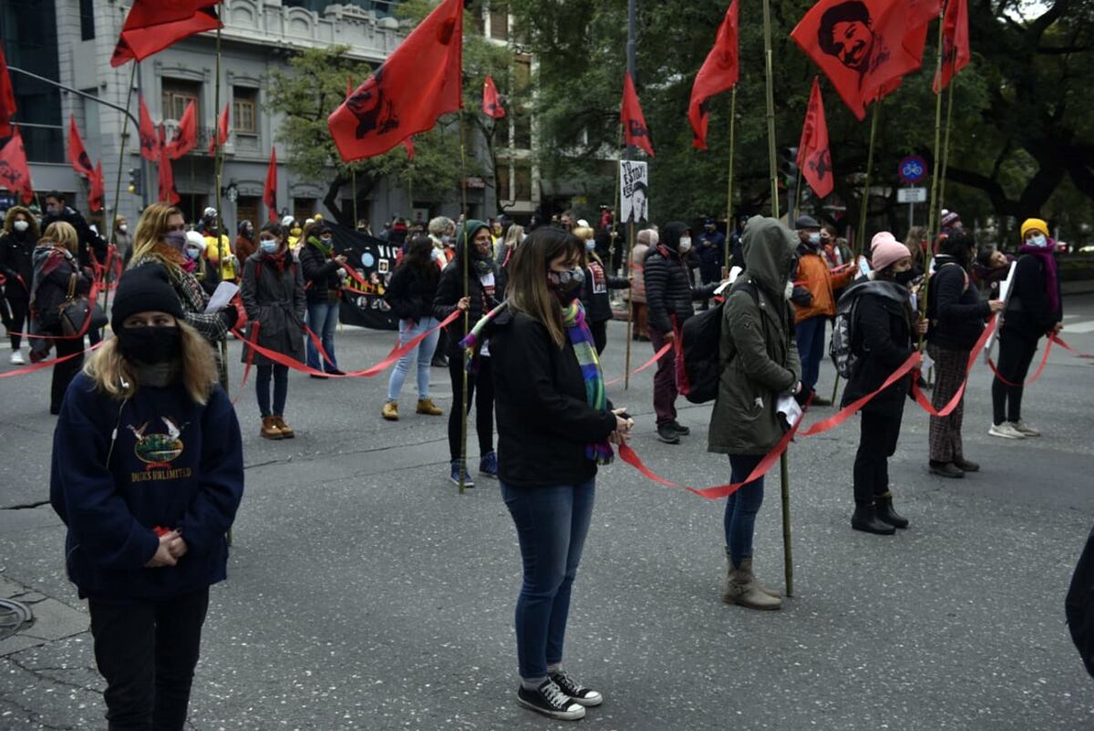 A las 16.03 comenzó la marcha, hora de la tragedia. (Facundo Luque/ La Voz)